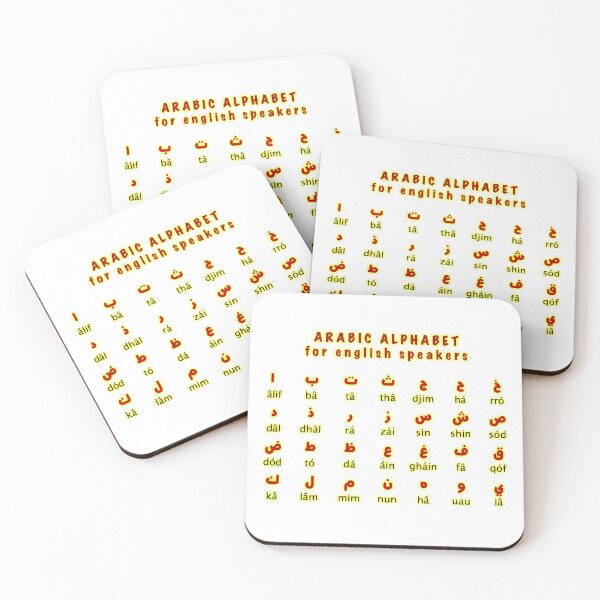 Item preview, Arabic Alphabet for english speakers designed and sold by janraydesigns.
