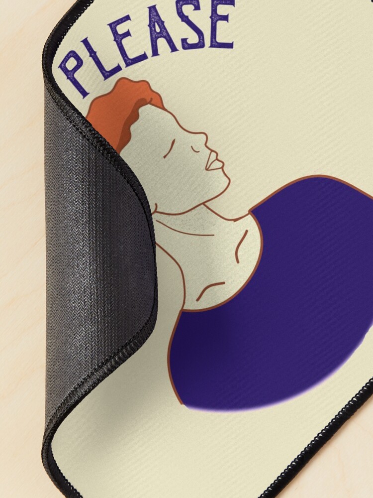 Alternate view of Butch, Please lesbian LGBTQI butch vs femme Mouse Pad