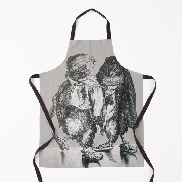 Item preview, A Pair of Skating Owls by Adriaen Pietersz van de Venne - Gray designed and sold by ForLoveofArt.
