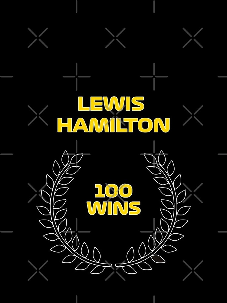 hamilton 100 wins shirt