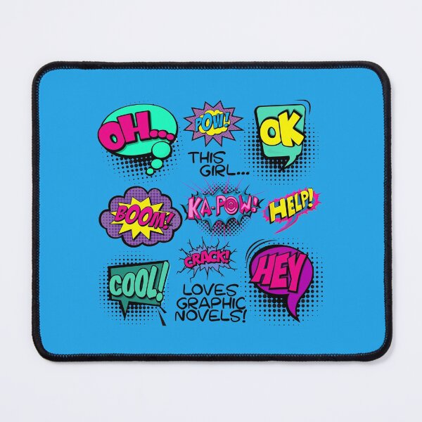 Item preview, This Girl Loves Graphic Novels! (on Blue) designed and sold by epinkb.
