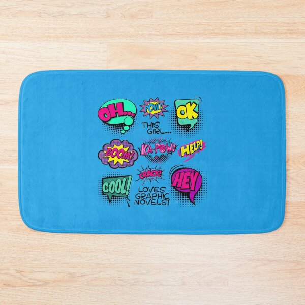 Item preview, This Girl Loves Graphic Novels! (on Blue) designed and sold by epinkb.