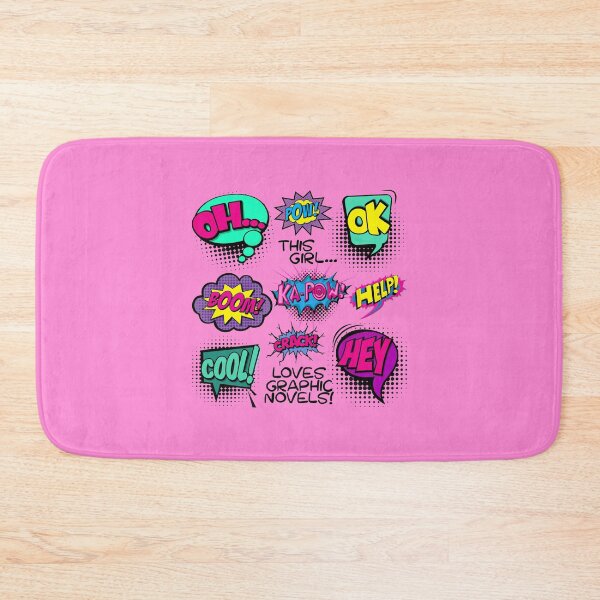Item preview, This Girl Loves Graphic Novels! (on Pink) designed and sold by epinkb.