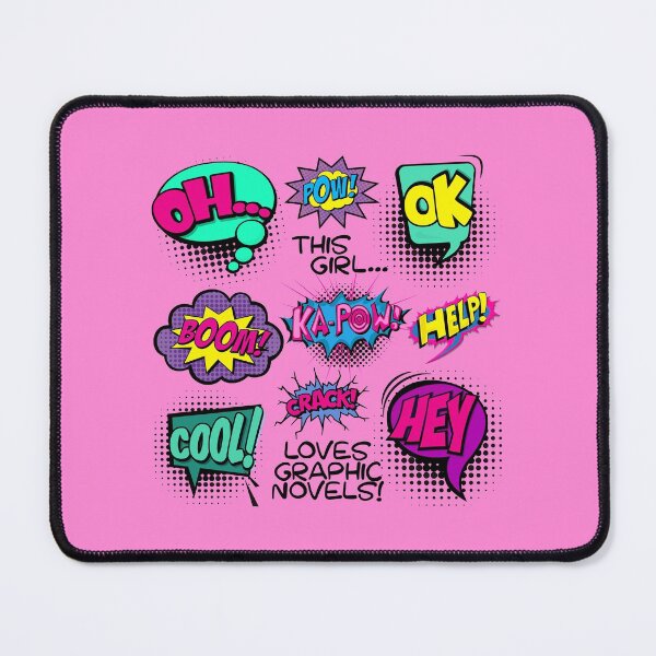 Item preview, This Girl Loves Graphic Novels! (on Pink) designed and sold by epinkb.
