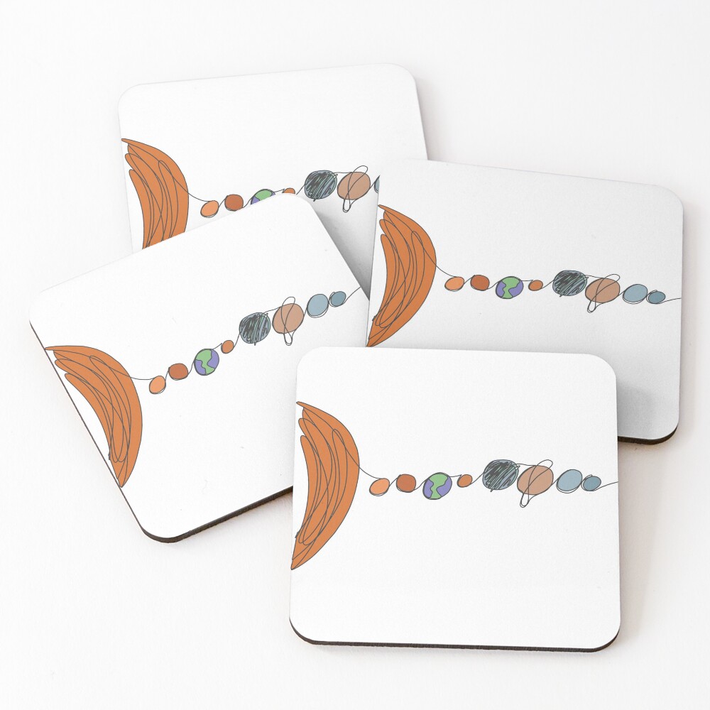 Item preview, Coasters (Set of 4) designed and sold by EvaGracesArt.