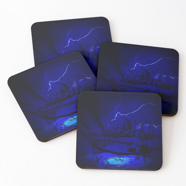 Item preview, Blue Battle Ships designed and sold by Designz101.