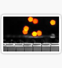 Synthesizer & Bokeh Lights Sticker