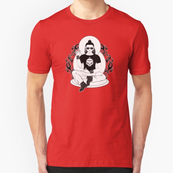 Metal Büddha - Full body Slim Fit T-Shirt