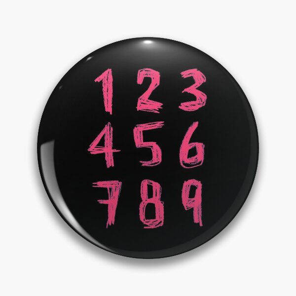 Item preview, Pink Digits Numbers Numberblocks designed and sold by badlydrawnbabe.