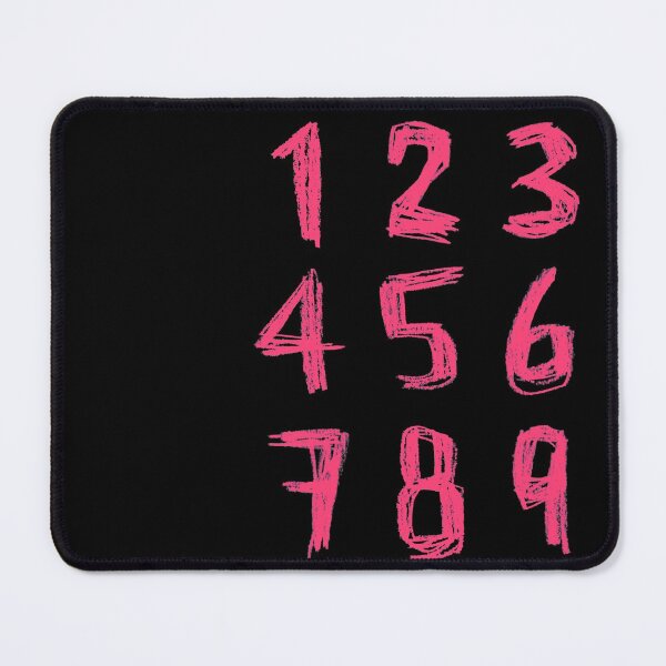 Item preview, Pink Digits Numbers Numberblocks designed and sold by badlydrawnbabe.