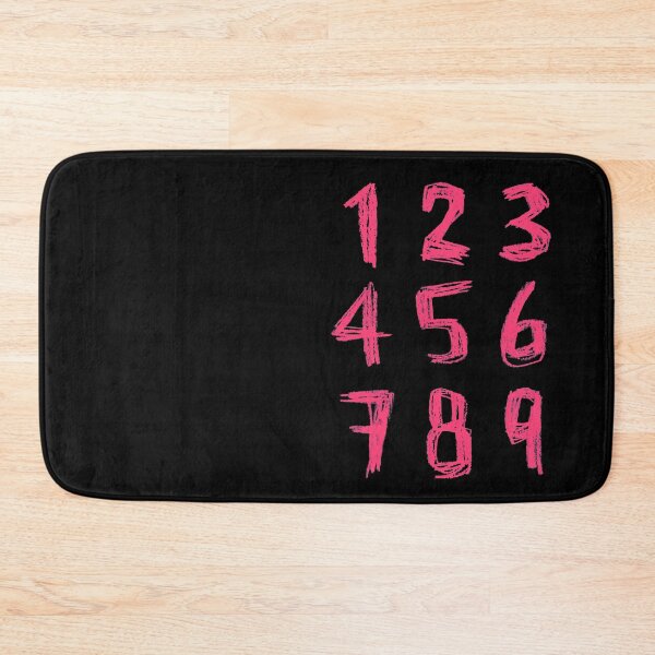 Item preview, Pink Digits Numbers Numberblocks designed and sold by badlydrawnbabe.