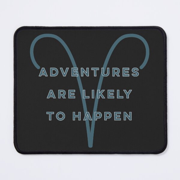 Item preview, Aries Zodiac Fun Quote in Blue and White designed and sold by AMSonArt.