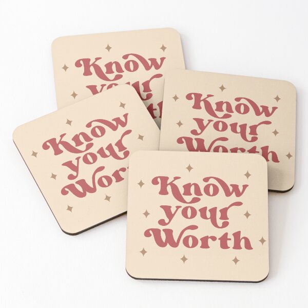 Item preview, Know Your Worth designed and sold by ilustraliza.