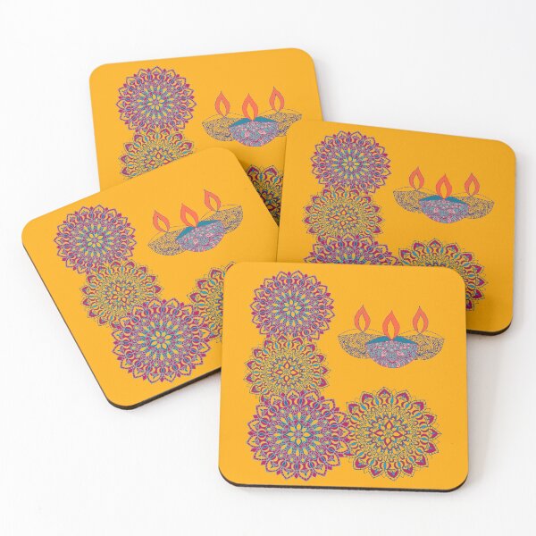 Item preview, Diwali - Mandalas and Lamps designed and sold by MitaDreamDesign.