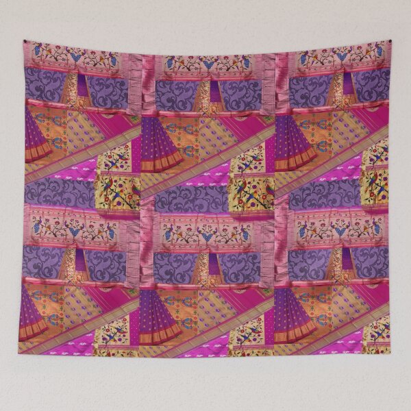 Item preview,  Ediemagic Sari fabric Patchwork designed and sold by Ediemagic.