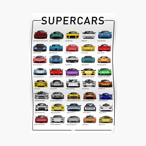 Super Cars (W) Poster