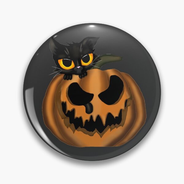Item preview, Halloween 2021 - cat on pumpkin designed and sold by Furmidable Designs.