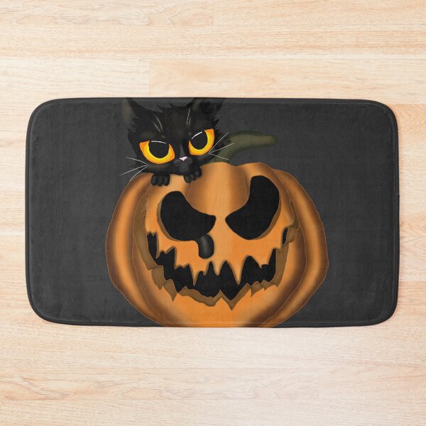 Item preview, Halloween 2021 - cat on pumpkin designed and sold by Furmidable Designs.