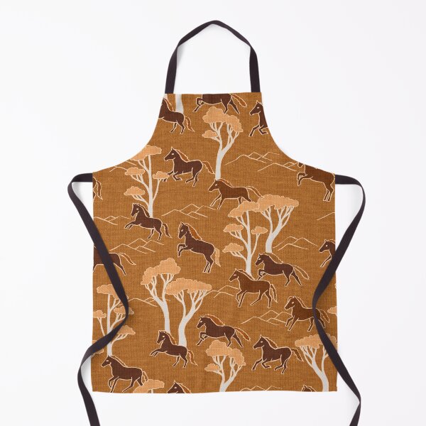 Item preview, Wild Horses Brown Chestnut Ponies designed and sold by Cecilia Mok.