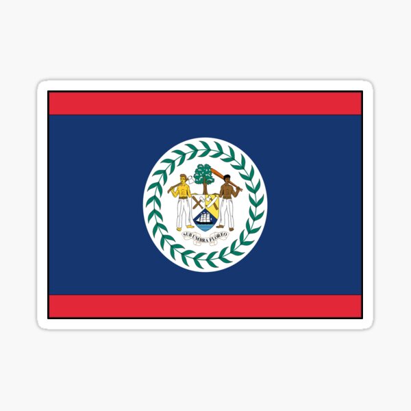 Item preview, A Cultured Belize Flag designed and sold by EndlessMaking.