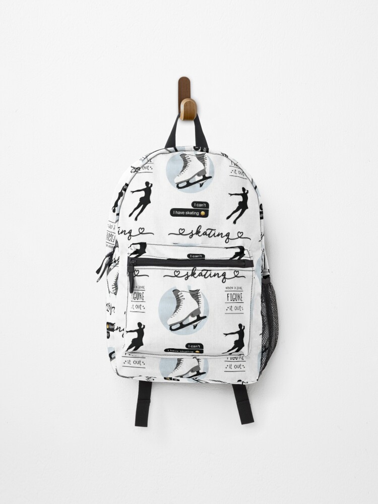 Black Watercolor Ice Skater, Figure Skating Sticker Pack Backpack for Sale  by The-Goods