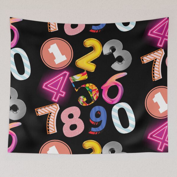 Item preview, Number Blanket designed and sold by Woowee808.