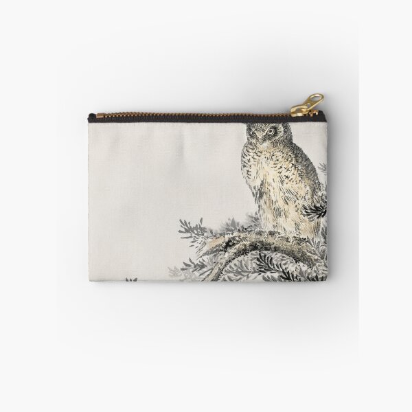Item preview, Owl in Fir Tree by Numata Kashu - Japanese Vintage Artwork designed and sold by Purrfecta.