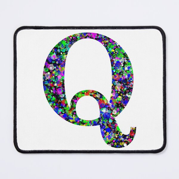 Item preview, Letter Q Paint Splatter designed and sold by Handstand365.