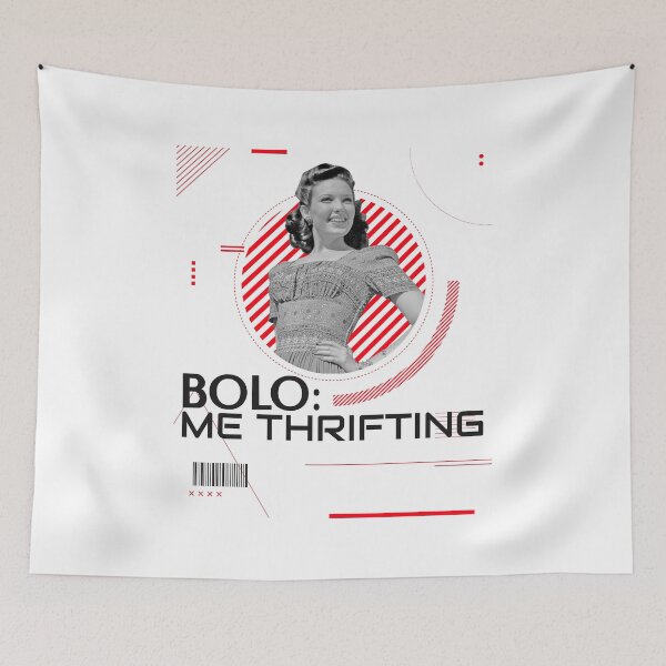 Item preview, BOLO ME THRIFTING THRIFT STORE GEAR THRIFTY GIRL designed and sold by BestCoolStuff.