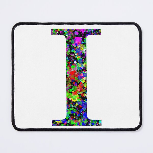 Item preview, Letter I and Letter Iota Paint Splatter designed and sold by Handstand365.