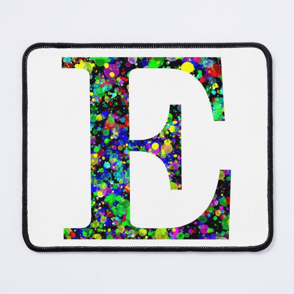 Item preview, Letter E Paint Splatter designed and sold by Handstand365.