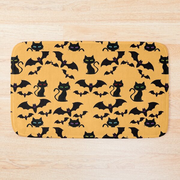 Item preview, Bats & black cats pattern  designed and sold by PhoeniXDreamer.