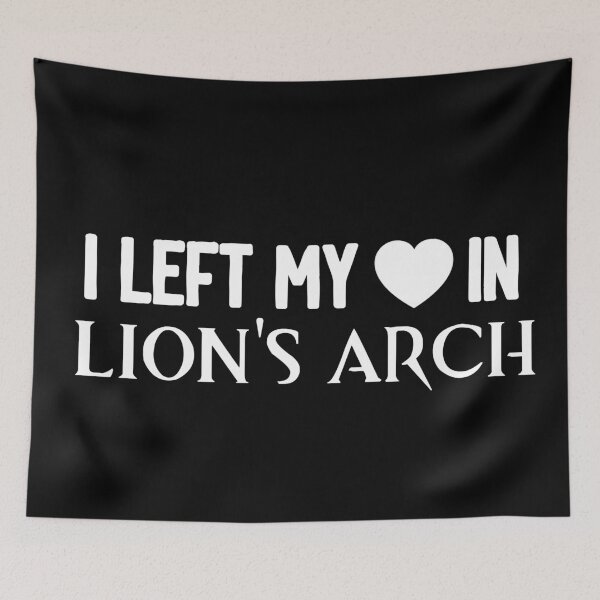 Item preview, I Left my Heart in Lions Arch designed and sold by blue-jay-art.