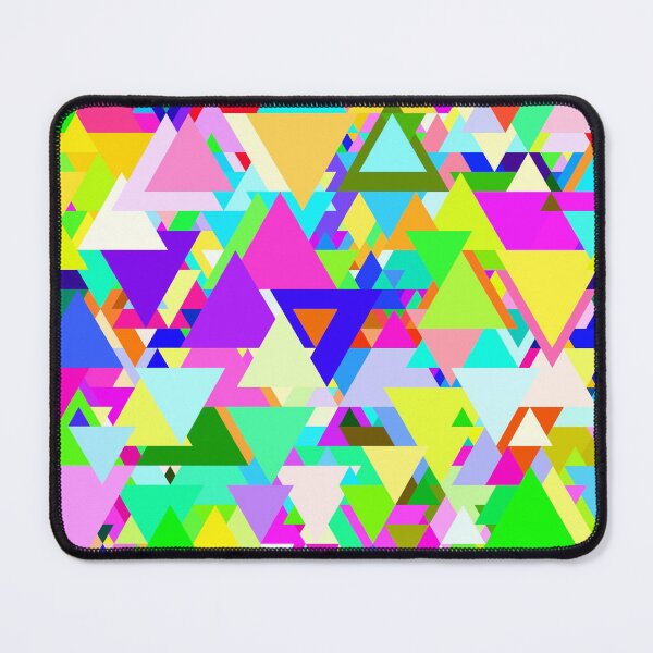 Random Triangles design Mouse Pad