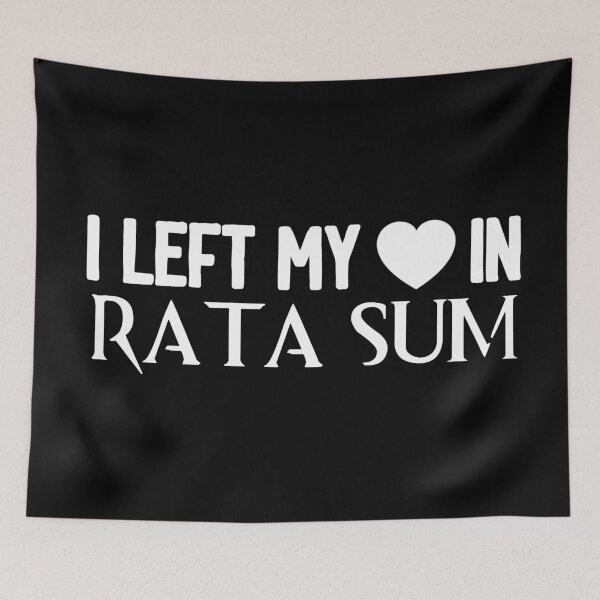 Item preview, I Left my Heart in Rata Sum designed and sold by blue-jay-art.