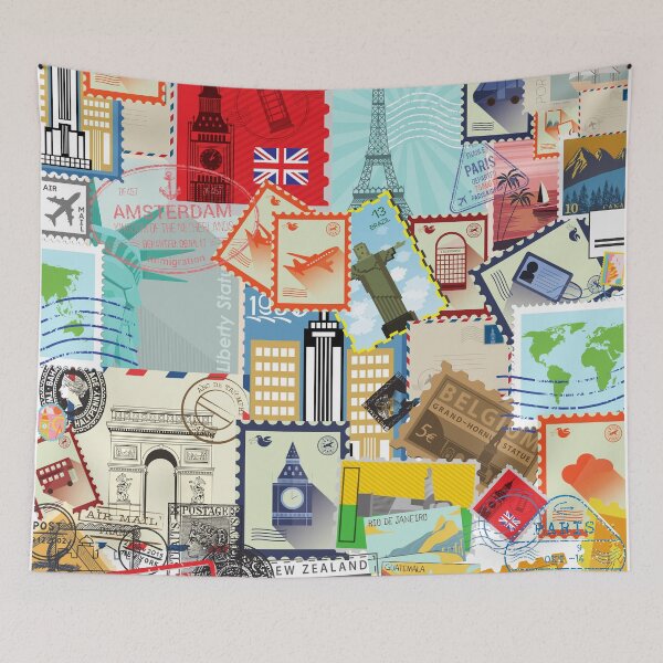 Item preview, Random Stamps Collage designed and sold by Orangegrph.