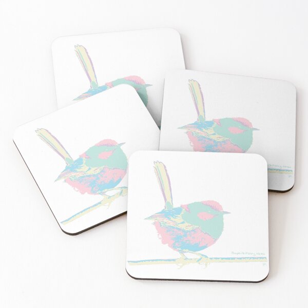 Item preview, Pastel Superb Fairy Wren designed and sold by pmartdesign.