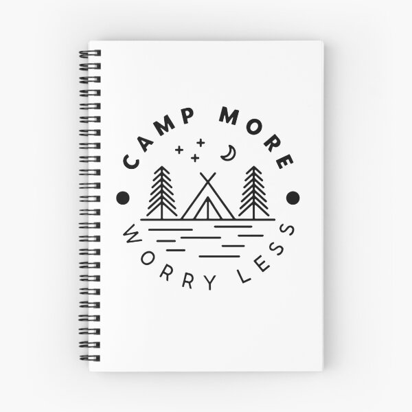 Item preview, Camp more worry less sweatshirt, Mountains sweatshirt, Camping sweatshirt, Hiking sweatshirt, Outdoor Quotes gift sweatshirt designed and sold by UniqueStylistic.