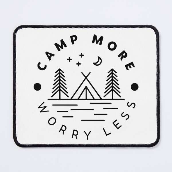 Item preview, Camp more worry less sweatshirt, Mountains sweatshirt, Camping sweatshirt, Hiking sweatshirt, Outdoor Quotes gift sweatshirt designed and sold by UniqueStylistic.