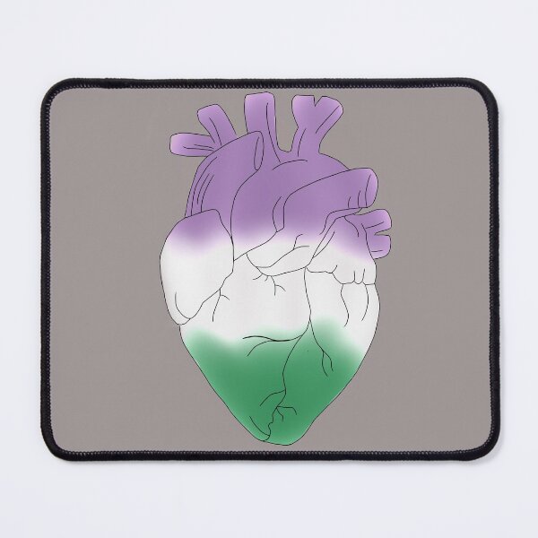 Item preview, Genderqueer Pride Heart designed and sold by shahdraws.