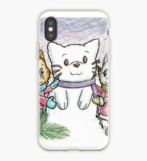 Snowcat and Kittens iPhone Case