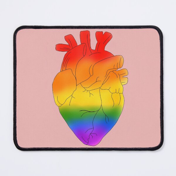 Item preview, LGBTQIA+ Pride Heart designed and sold by shahdraws.