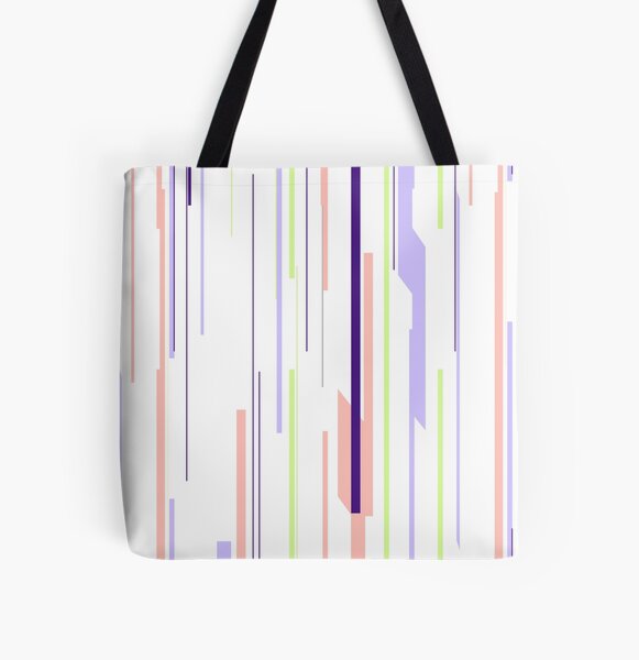 Color Static All Over Print Tote Bag