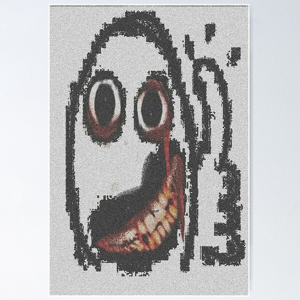 OMG RUN Scared Rage Face Comic Meme Poster