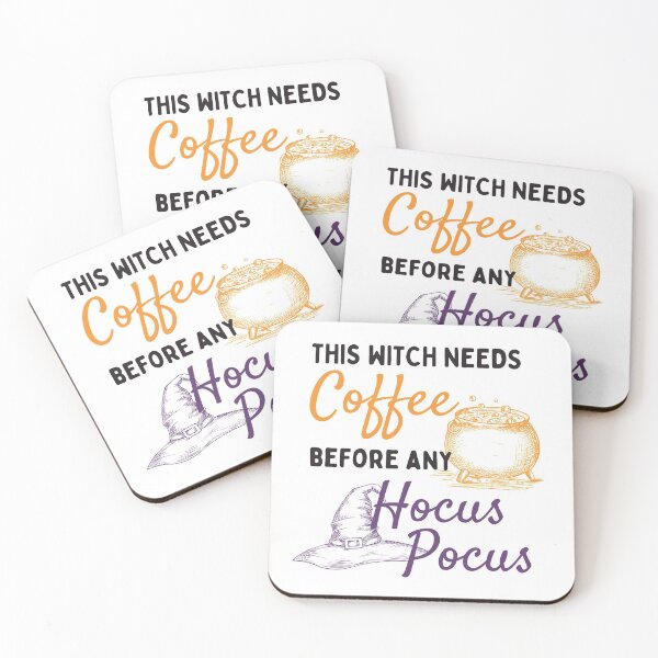 Item preview, This Witch Needs Coffee Before Any Hocus Pocus designed and sold by arndesign.