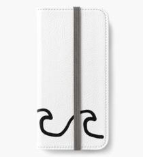 Wellen iPhone Flip-Case/Hülle/Skin