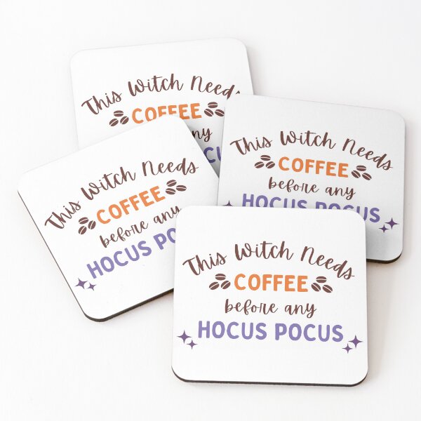 Item preview, This Witch Needs Coffee Before Any Hocus Pocus designed and sold by arndesign.