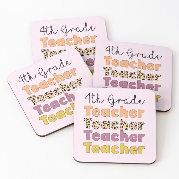 Item preview, 4th grade Teacher teaching work job educator school funny quote teachers appreciation gift  designed and sold by tiffanator606.
