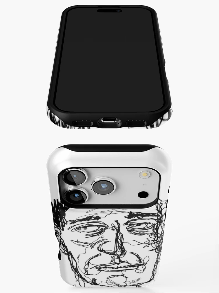 Thumbnail 3 of 4, iPhone Case, One line designed and sold by ReeceWD.