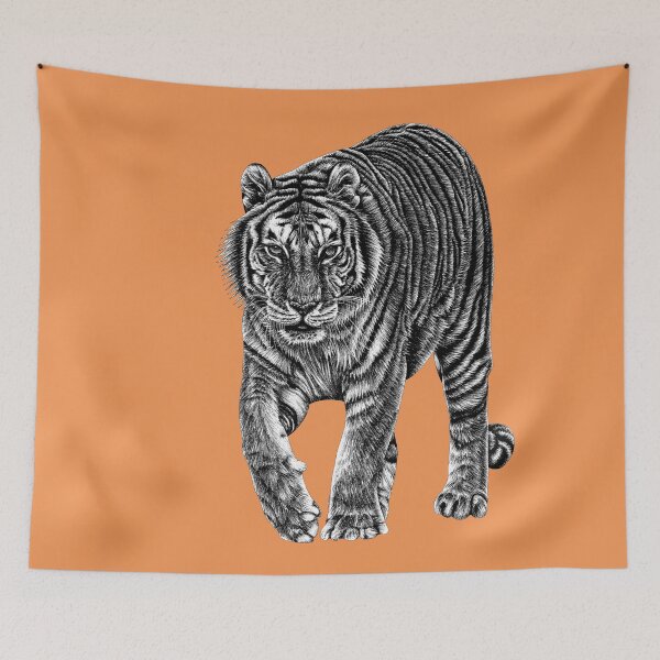Item preview, Amur tiger - orange designed and sold by LorenDowding.